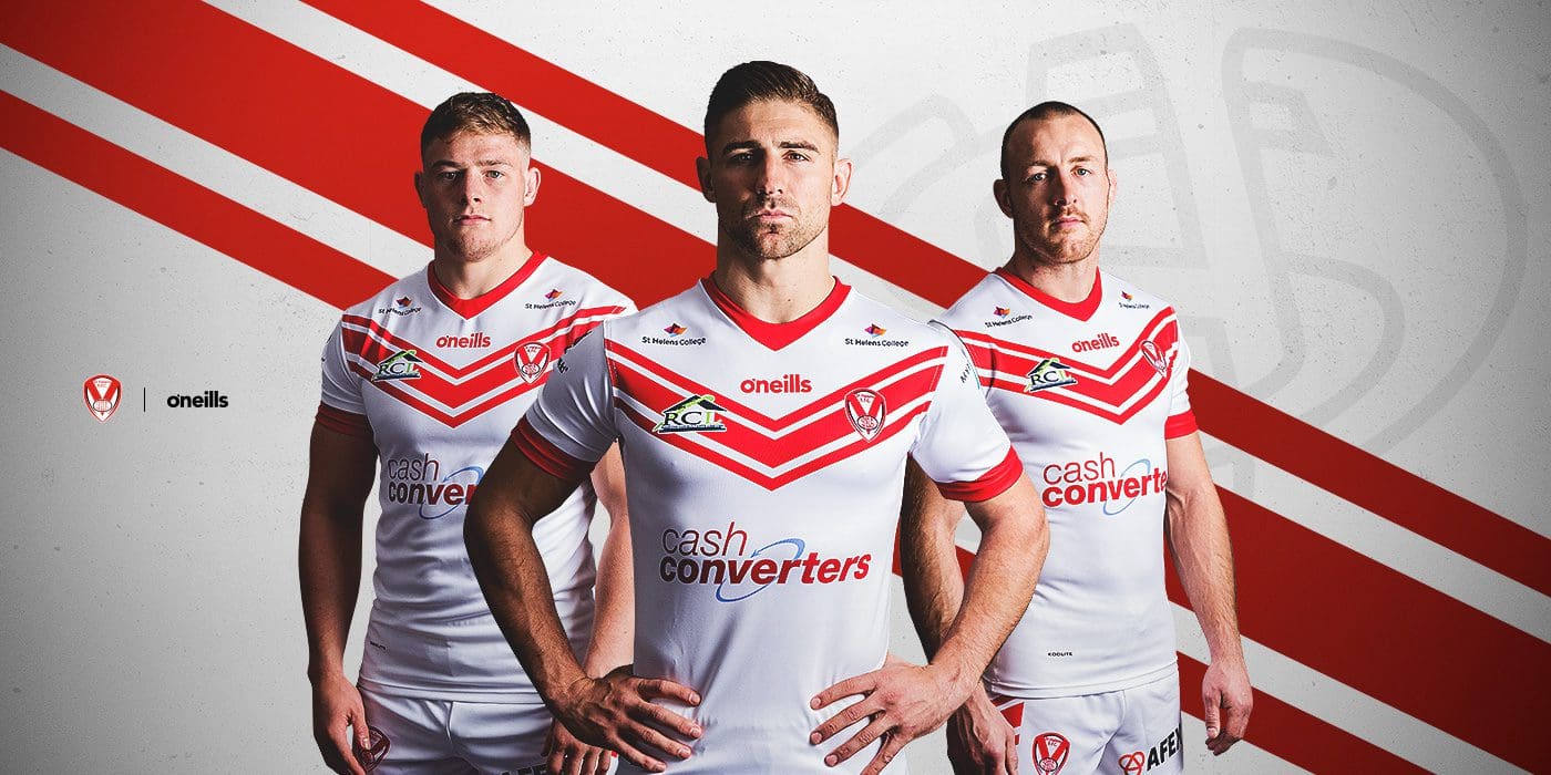 Maillot De Rugby St Helens RFC 2013 - Domicile - Taille 4XL - Homme - Très Bon état