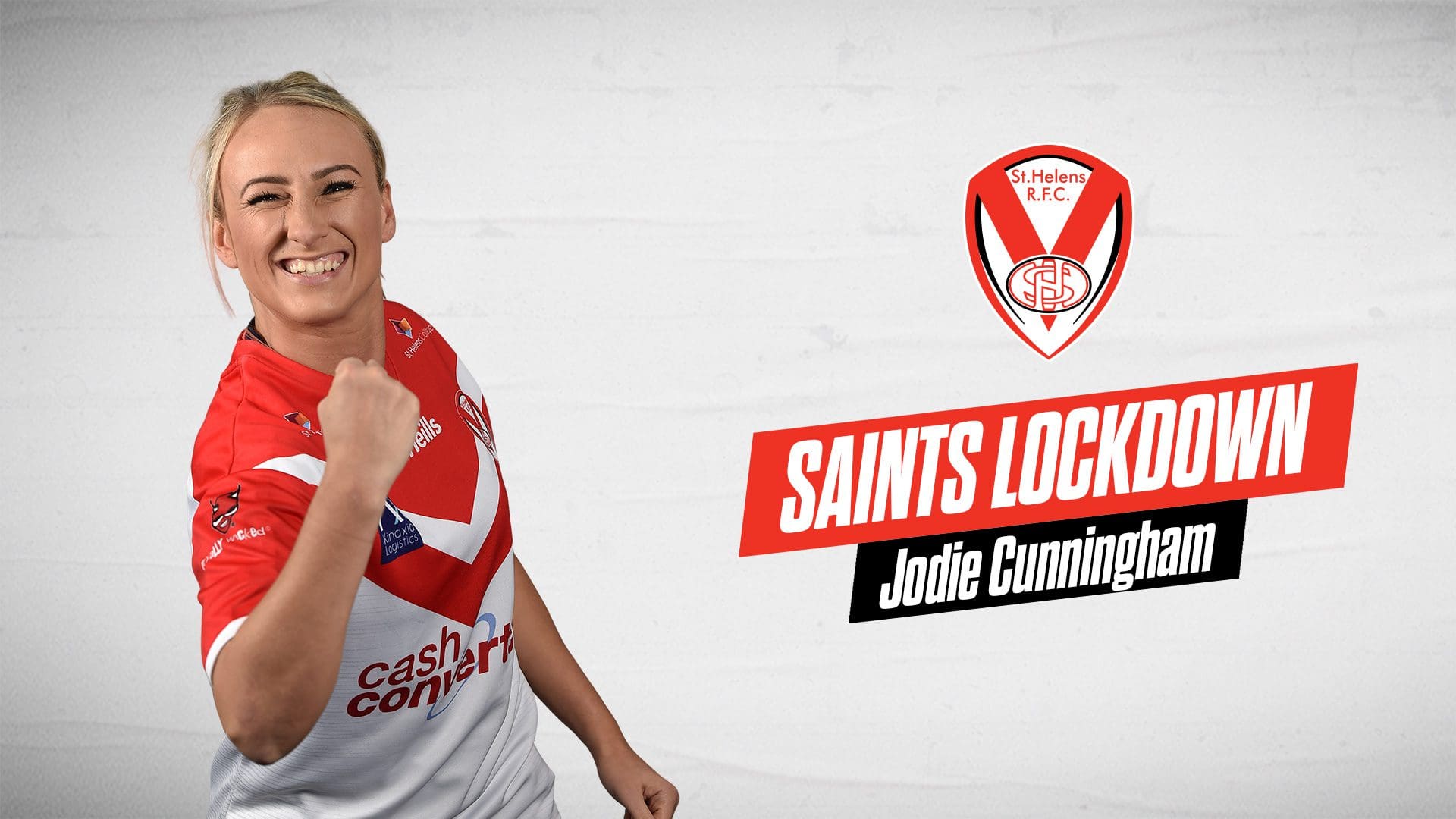 WATCH Lockdown with Jodie Cunningham St.Helens R.F.C.