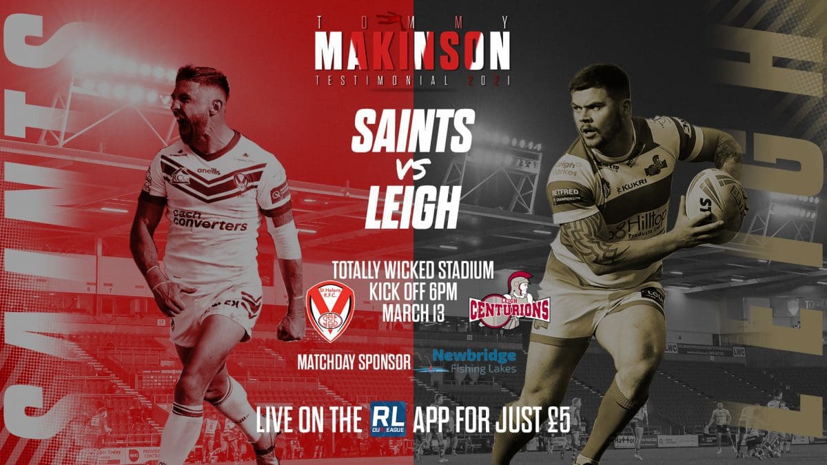 Saints to face Leigh in Makinson Testimonial Fixture St.Helens R.F.C.