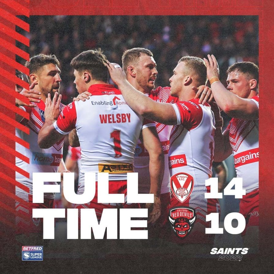 Highlights  Salford Red Devils v St Helens, Round 21, 2022