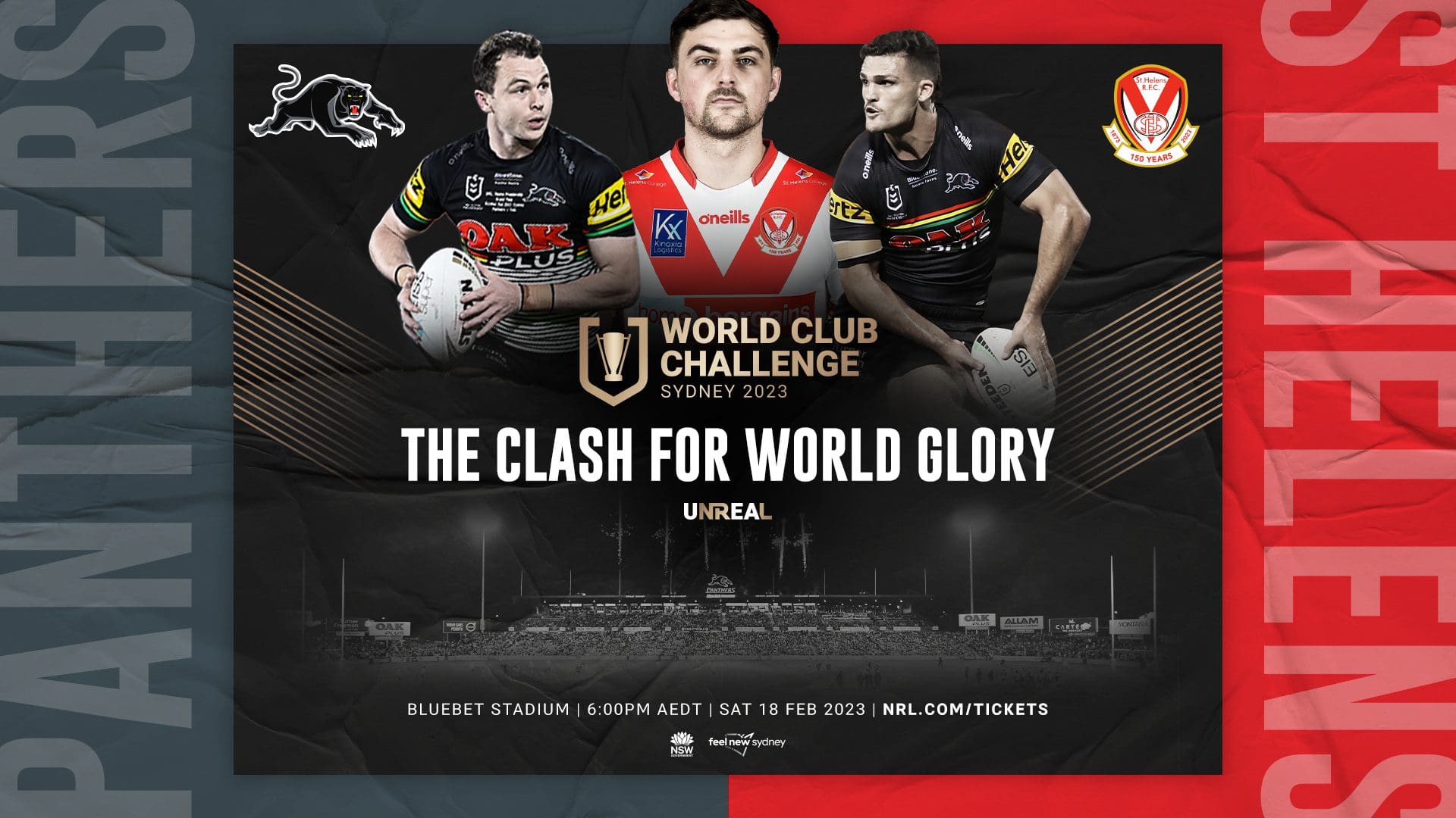 Saints World Club Challenge live on Sky and Channel 4 St.Helens R.F.C.