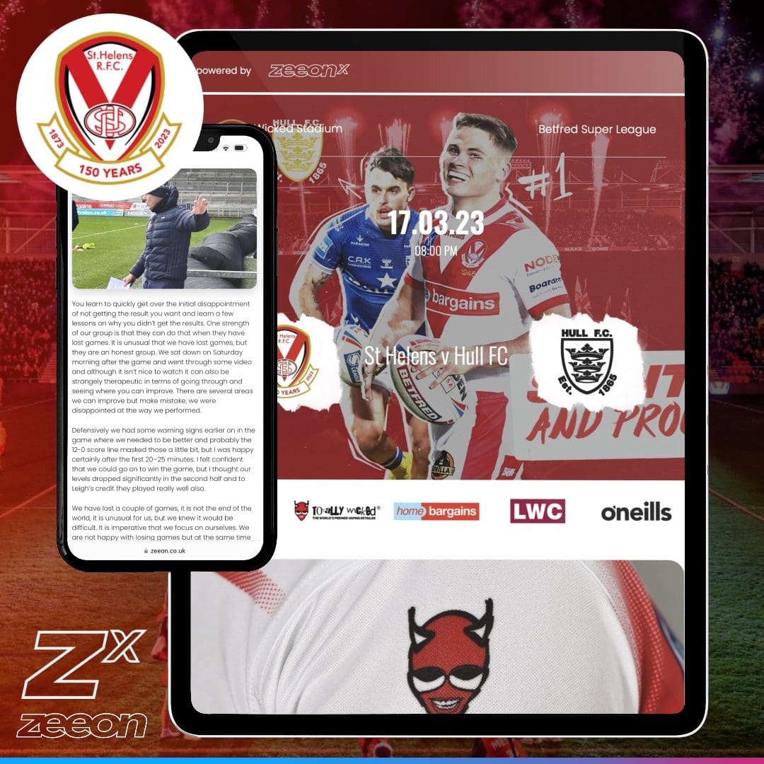 Saints & Proud: Free Match Programme (St Helens vs Salford Red