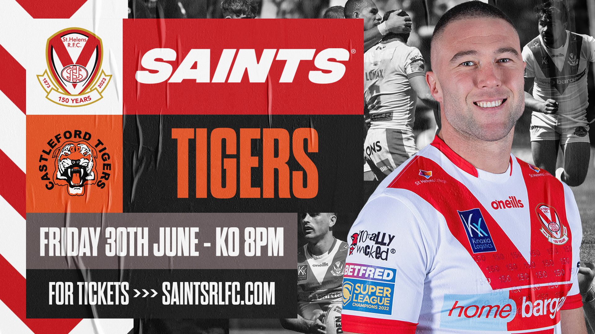 Next up at home Castleford Tigers St.Helens R.F.C.
