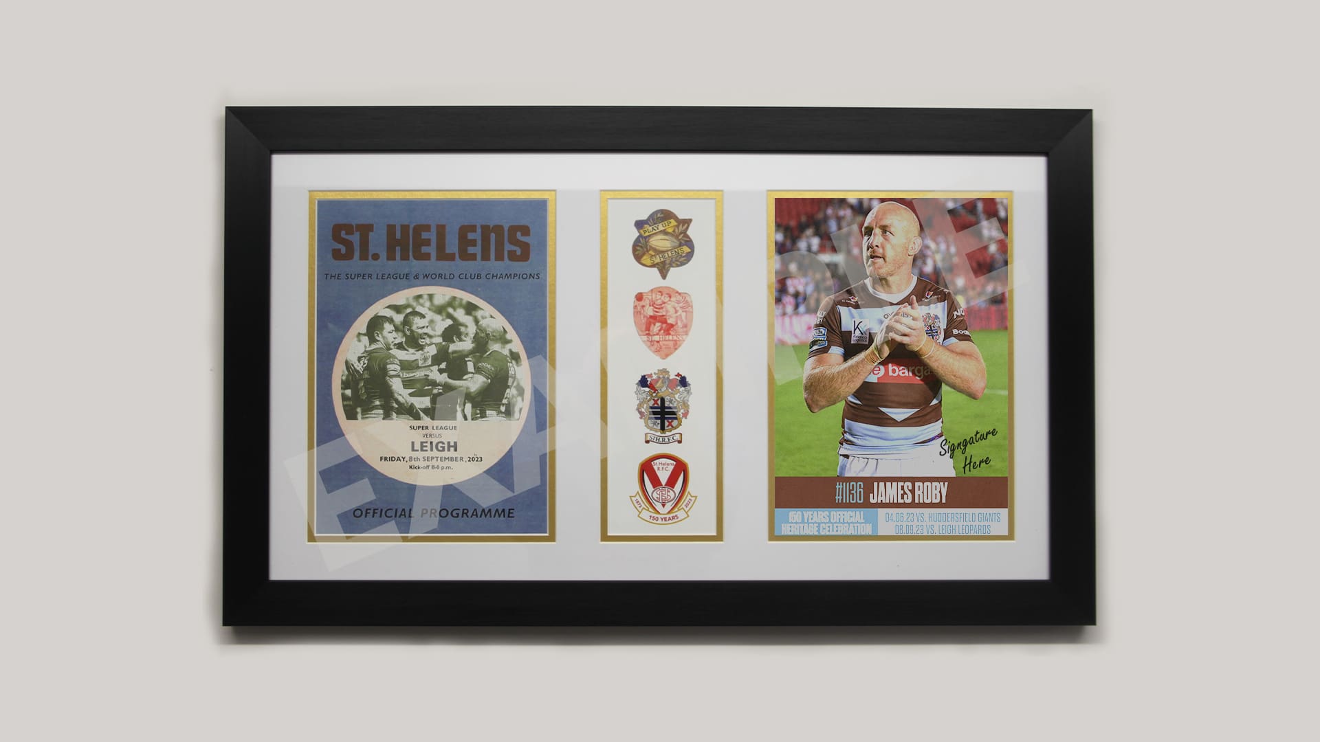 150 Years Heritage Frames St.Helens R.F.C.