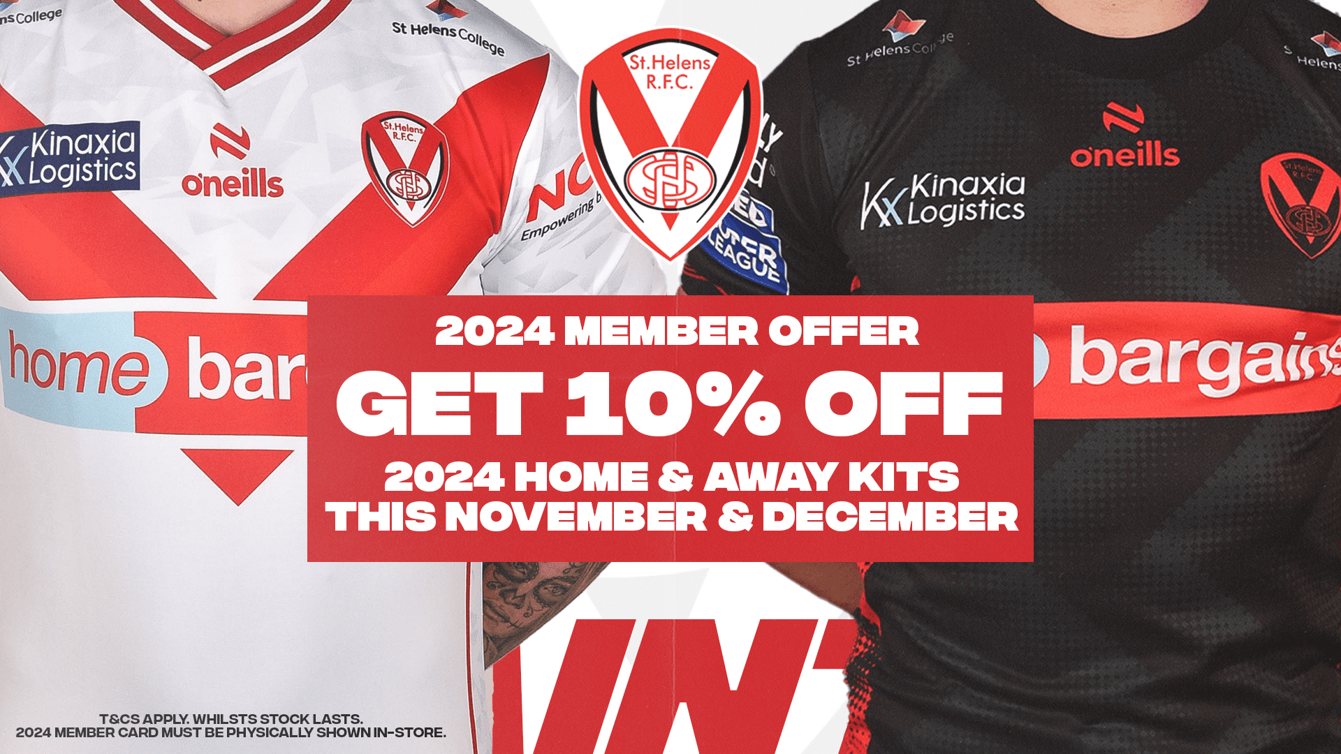 2024 Member Discount December St.Helens R.F.C.