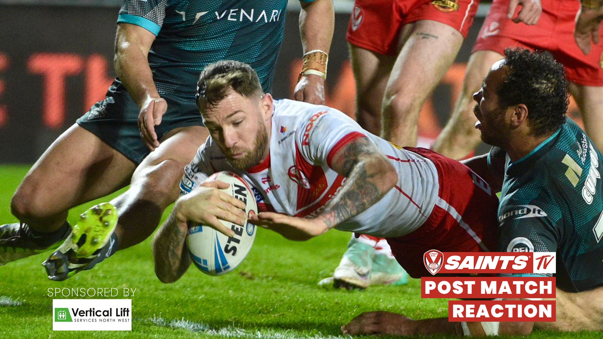 Saints TV Daryl Clark on tough defensive game against Huddersfield St.Helens R.F.C