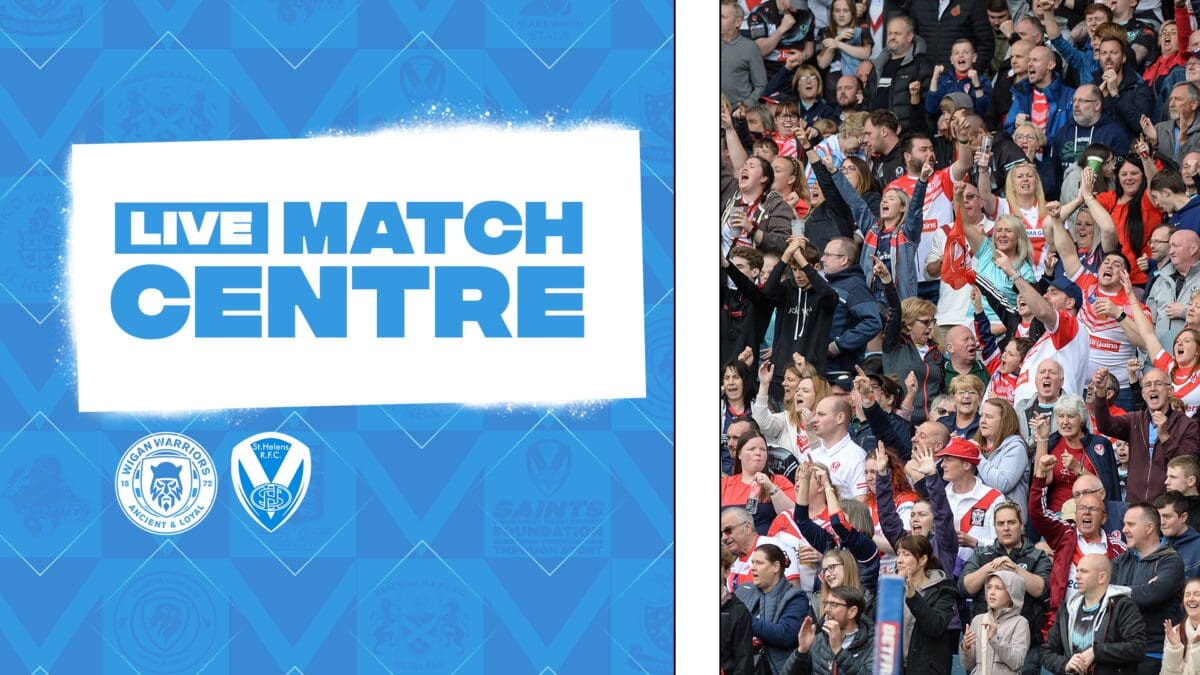 Live Match Centre Warriors vs Saints MAGIC WKND St.Helens R.F.C